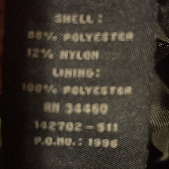 London Fog Classic Black Hooded Trench Coat. 8P - Picture 3 of 4